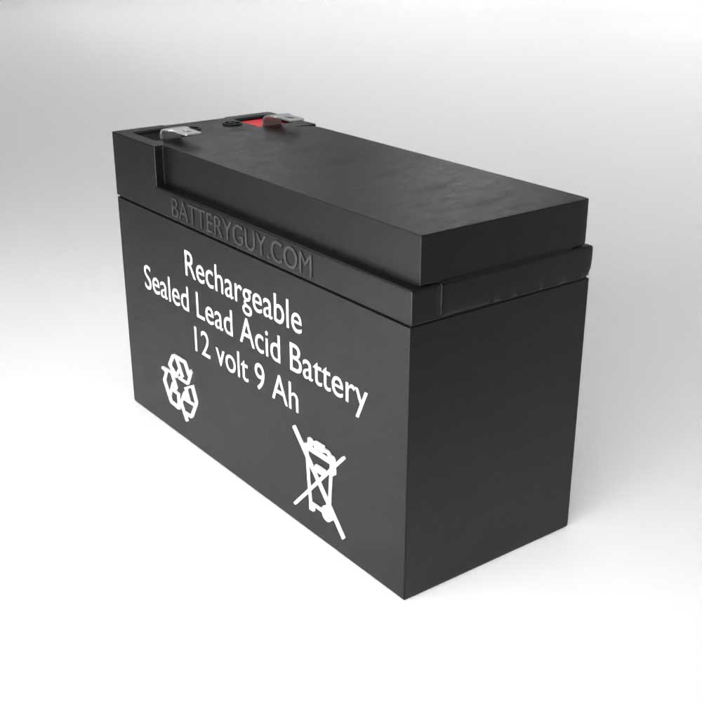 Right View - 12v 9Ah Rechargeable Sealed Lead Acid Battery