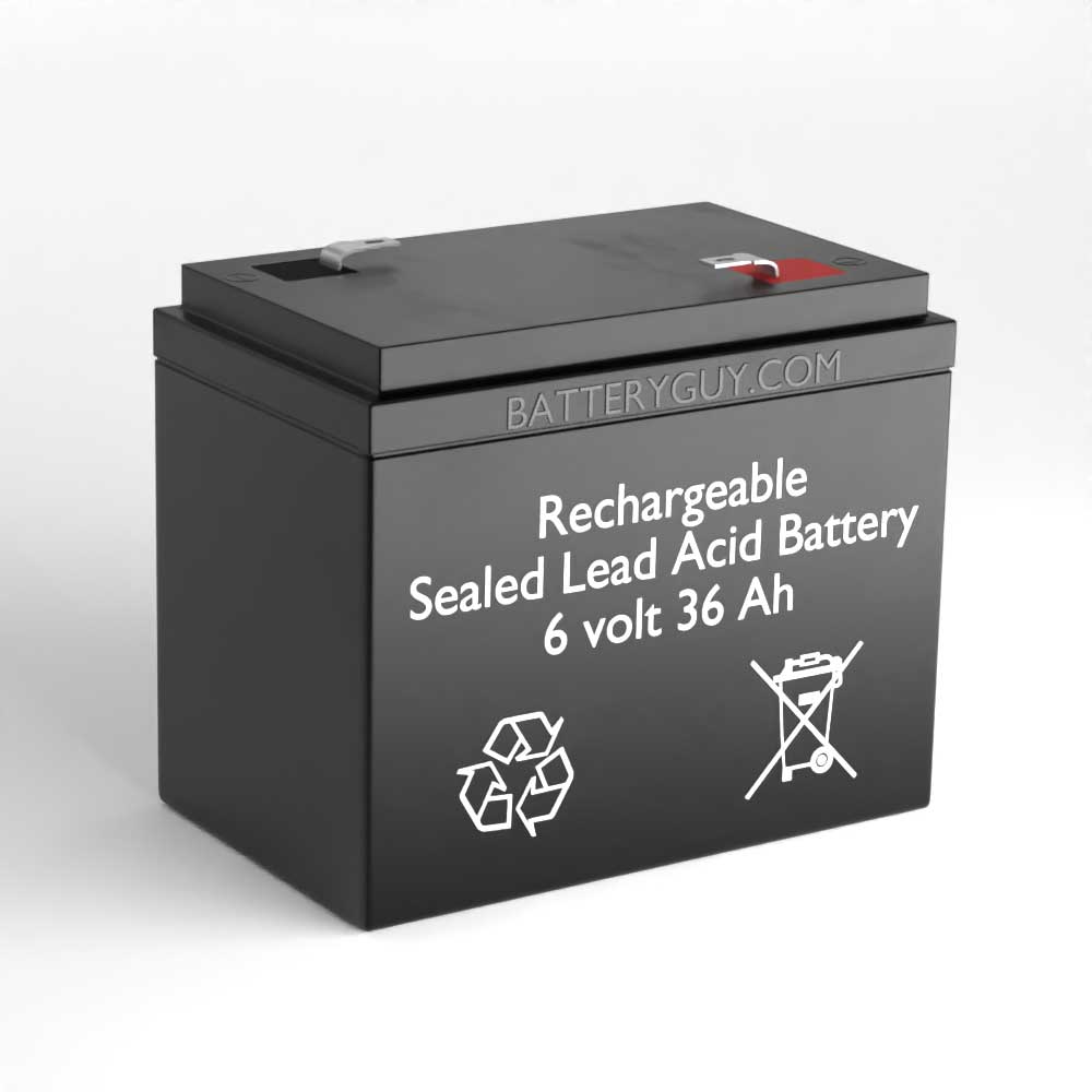 6v 36Ah Rechargeable Sealed Lead Acid Battery | BG-6360 F2