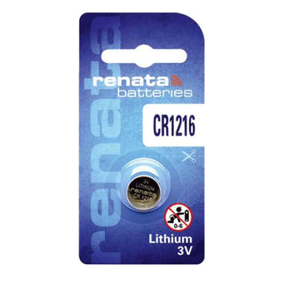 CR1216 (1 Pack) Lithium Batteries 3v 25mah