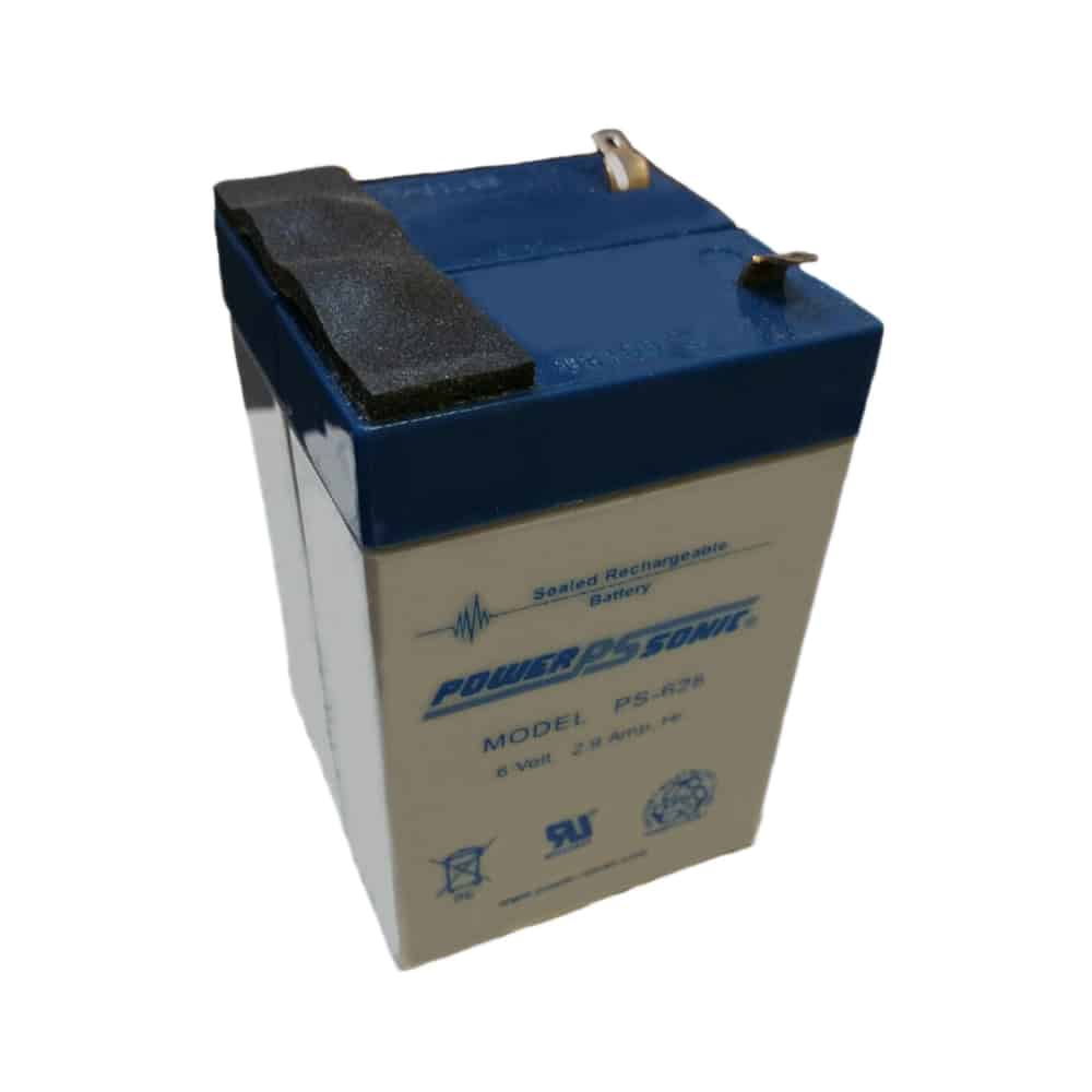BG-E550 EKG MONITOR BATTERY (F2 Terminals) 12 volt 2.8 Ah Rechargeable SLA battery.