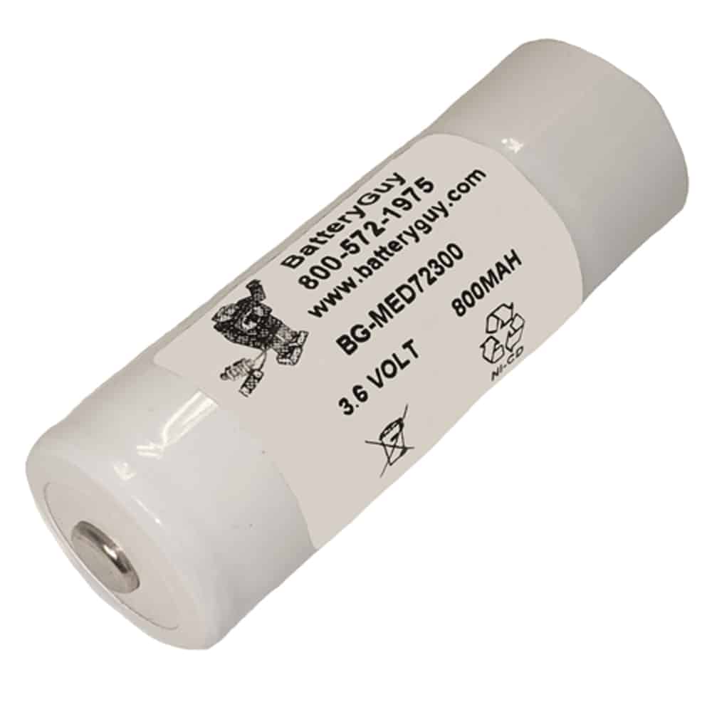 Nickel Cadmium Medical Battery, 3.6v 800mAh | BG-MED72300 (Rechargeable)