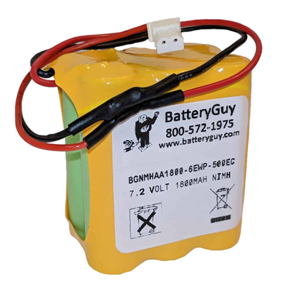 Nickel Metal Hydride Battery 7.2V 1800mAh | BGNMHAA1800-6EWP-PR500EC (Rechargeable)