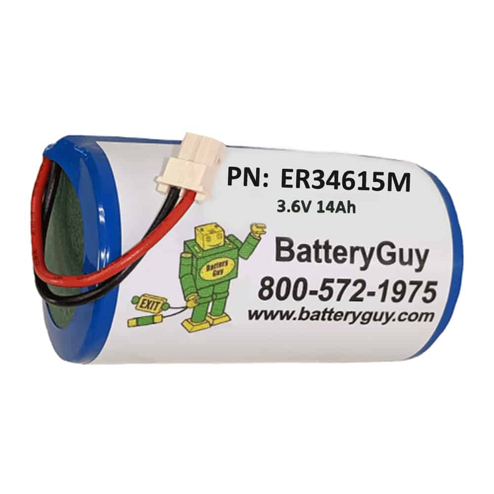 ER34615M 3.6V 14AH Lithium Battery Replacement for Visonic Alarm Sirens