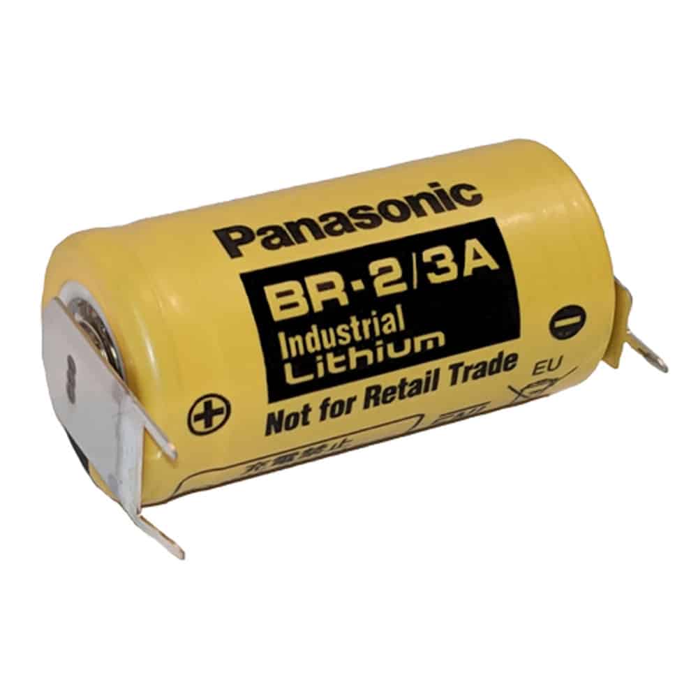 BR-2/3AE2SP Lithium 3 Pin Circuit Board Battery 3v 1200mah