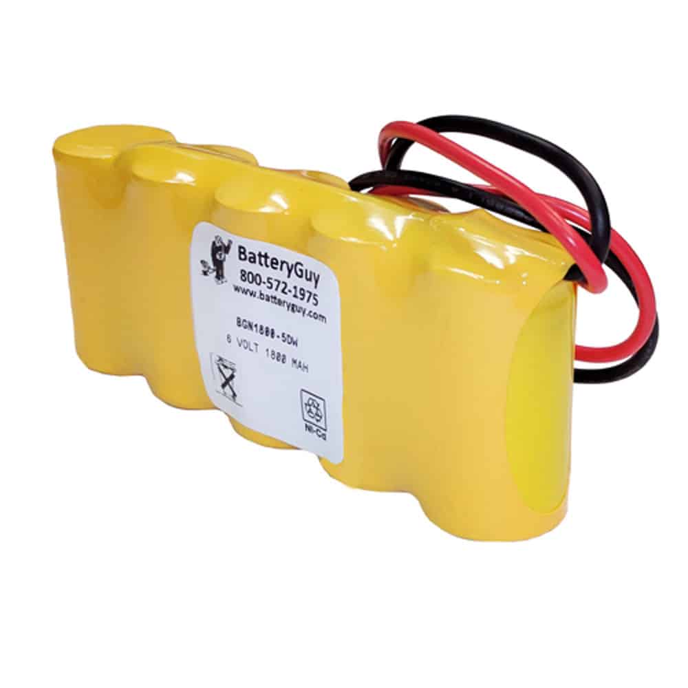 Nickel Cadmium Battery 6v 1800mah | BGN1800-5DWP (Rechargeable)