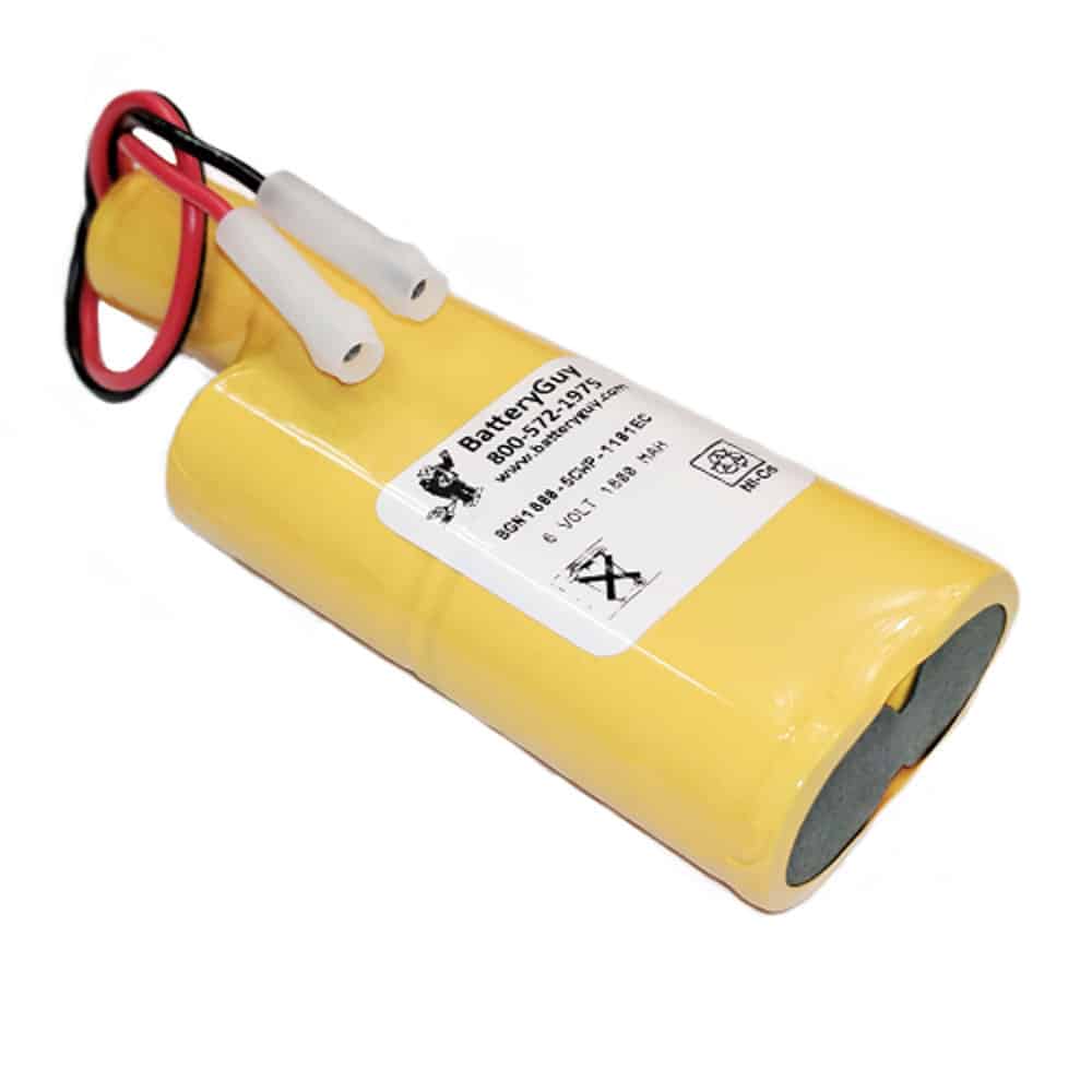 Nickel Cadmium Battery 6v 1800mAh | BGN1800-5CWP-1101EC (Rechargeable)