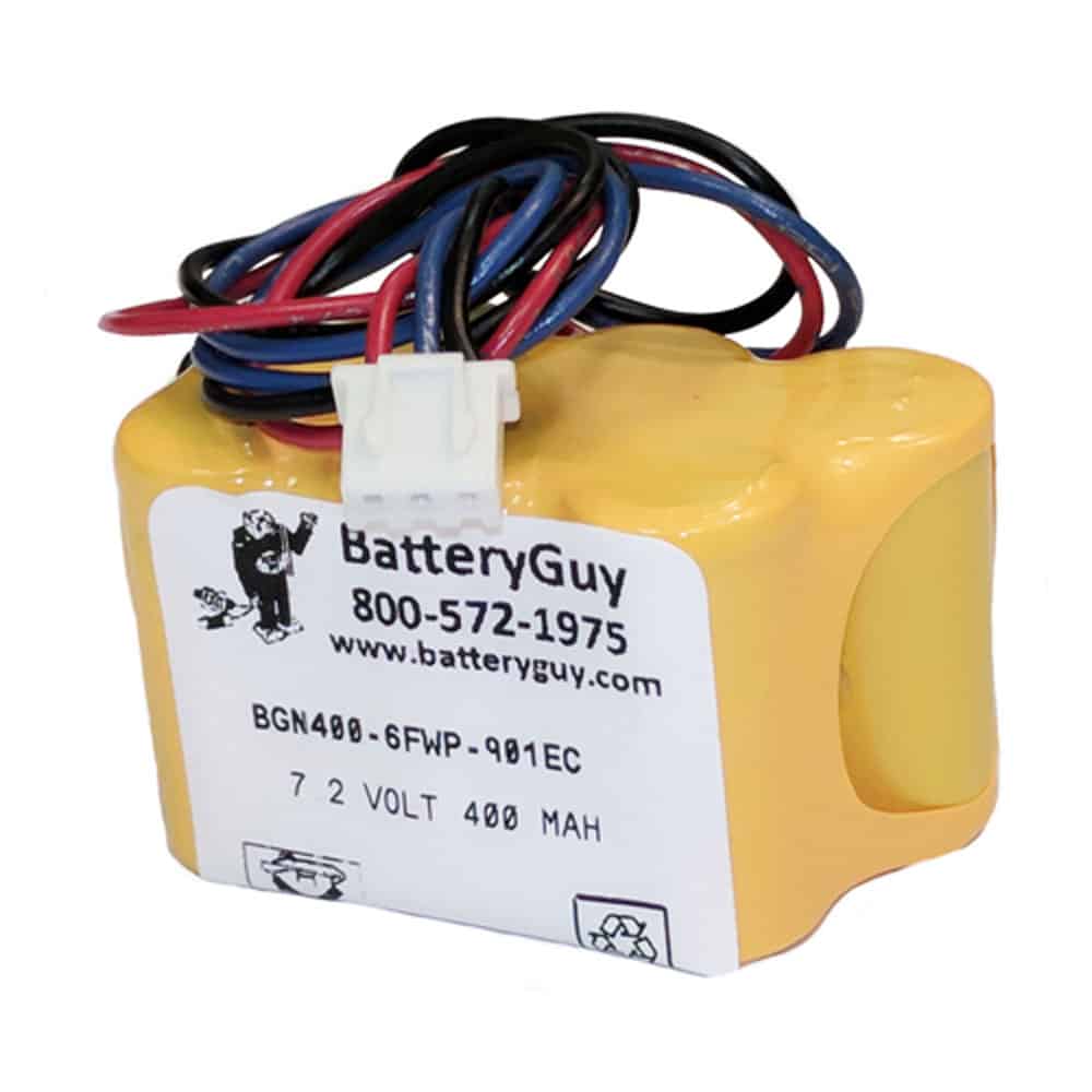 Nickel Cadmium Battery 7.2v 400mah | BGN400-6FWP-901EC (Rechargeable)