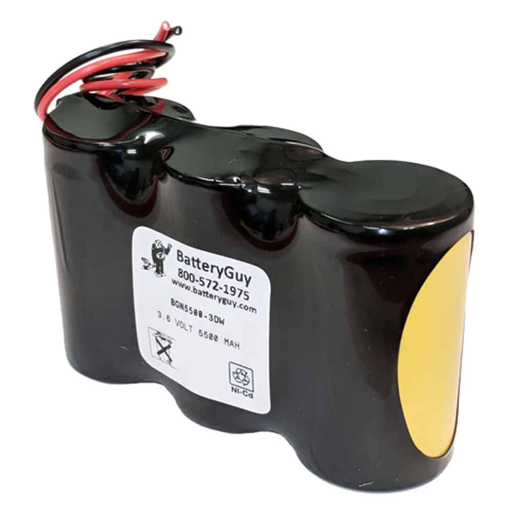 Nickel Cadmium Battery 3.6v 5500mah | BGN5500-3DWP (Rechargeable)