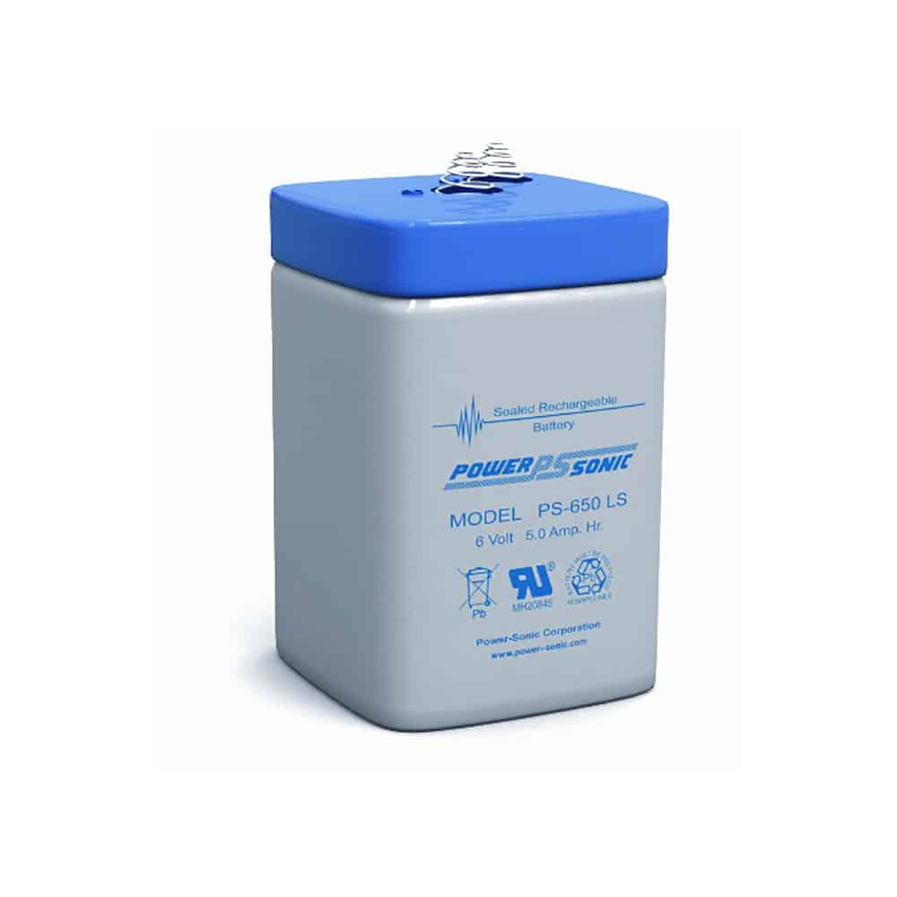 Power-Sonic PS-650 LS | Rechargeable SLA Battery 6v 5ah