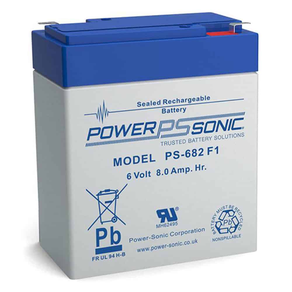 Power-Sonic PS-682 | Rechargeable SLA Battery 6v 9Ah