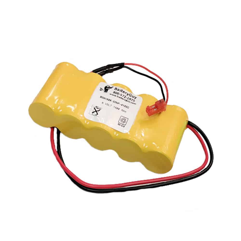 Nickel Cadmium Battery 6v 1800mah | BGN1800-5DWP-41REC (Rechargeable)