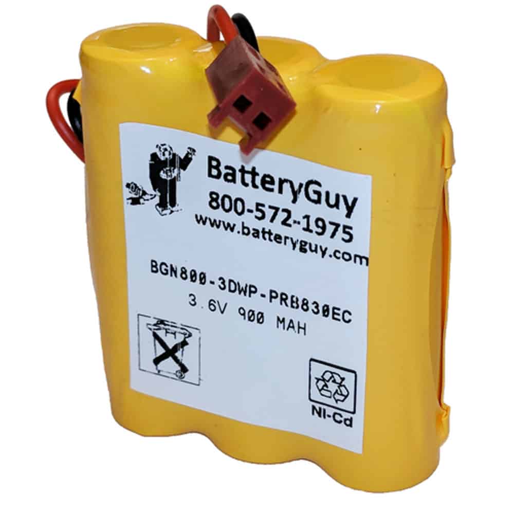 Nickel Cadmium Battery 3.6v 900mah | BGN800-3DWP-PRB830EC (Rechargeable)