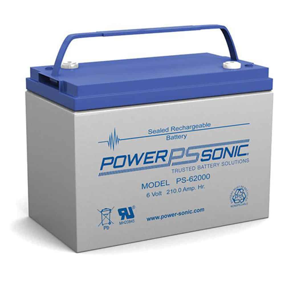 Power-Sonic PS-62000 | Rechargeable SLA Battery 6v 200Ah