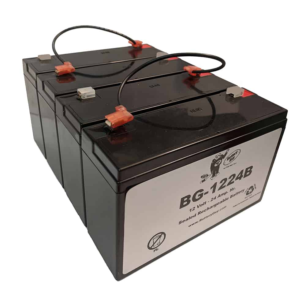 12v 24Ah Rechargeable Sealed Lead Acid (Rechargeable SLA) Battery | BG-1224B