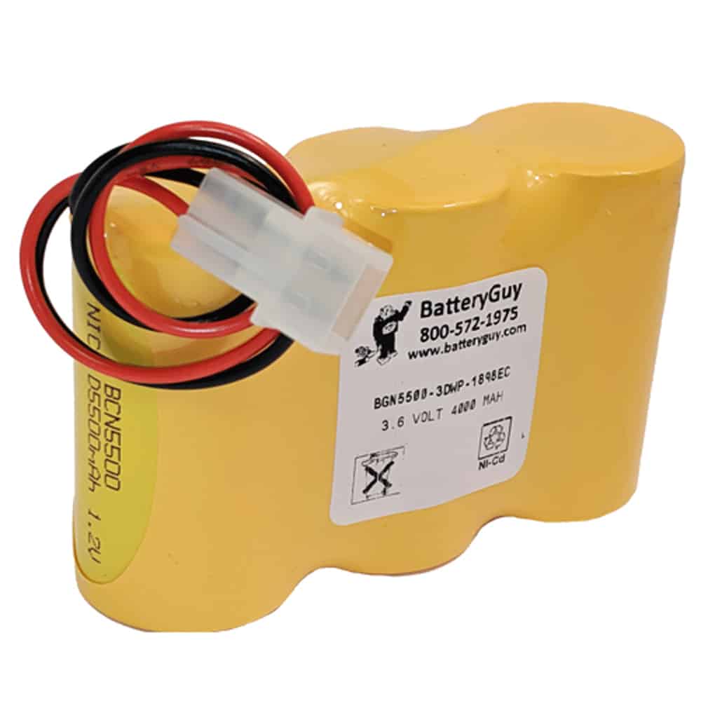 Nickel Cadmium Battery 3.6v 5500mah | BGN5500-3DWP-1898EC (Rechargeable)