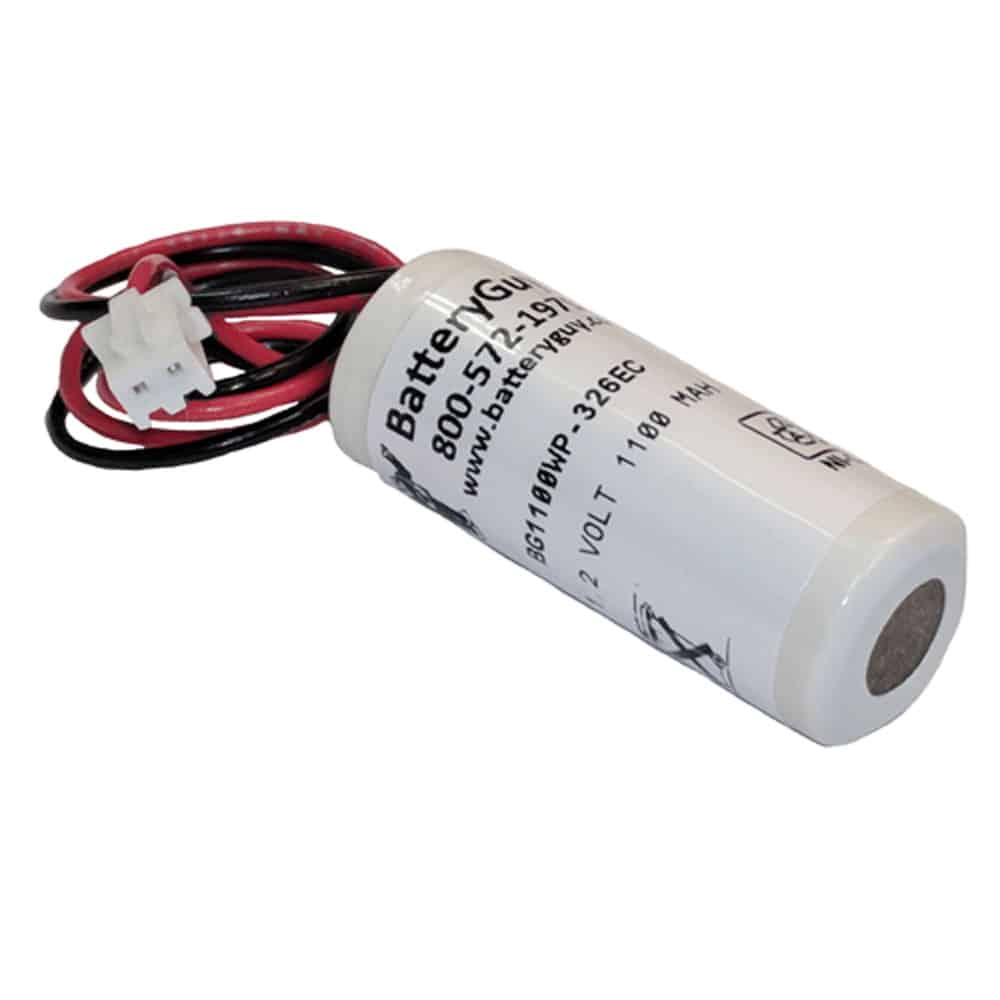 Nickel Cadmium Battery 1.2v 1100mah | BGN1100WP-326EC (Rechargeable)